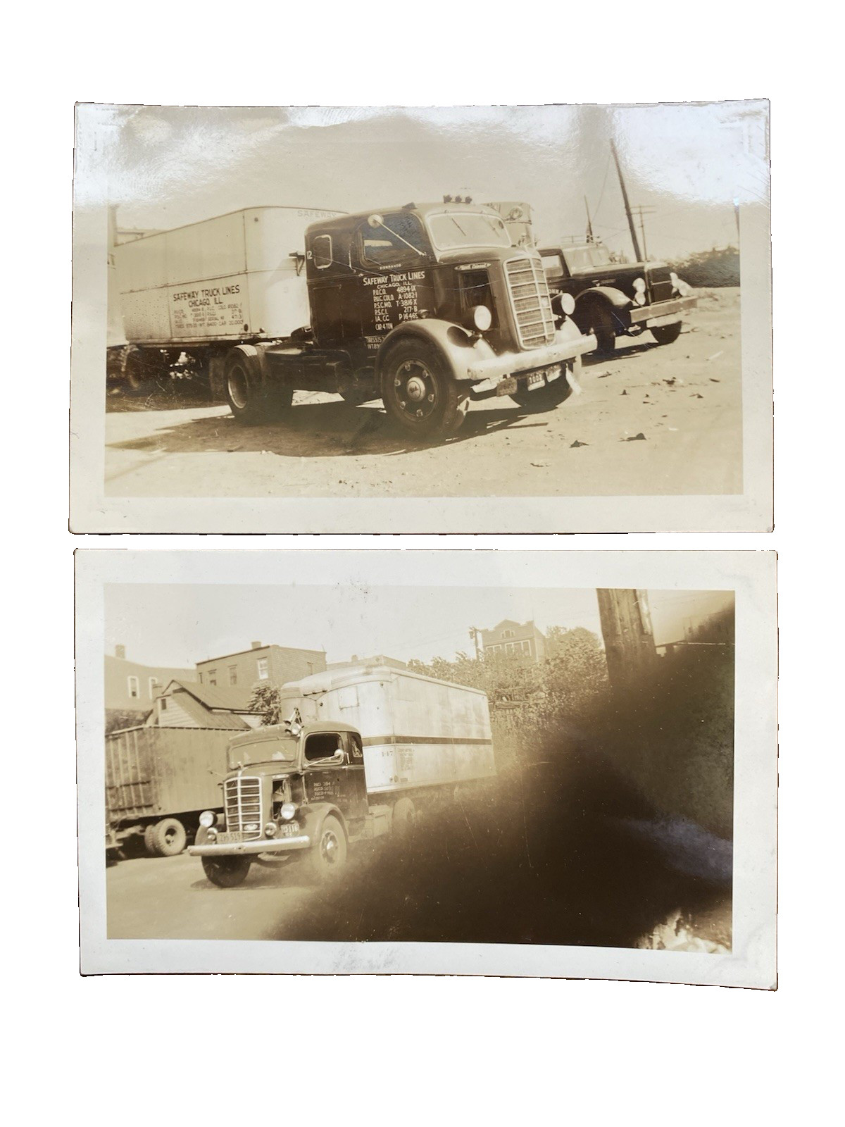 Vintage Mack Trucks 2 Original Vintage Photos