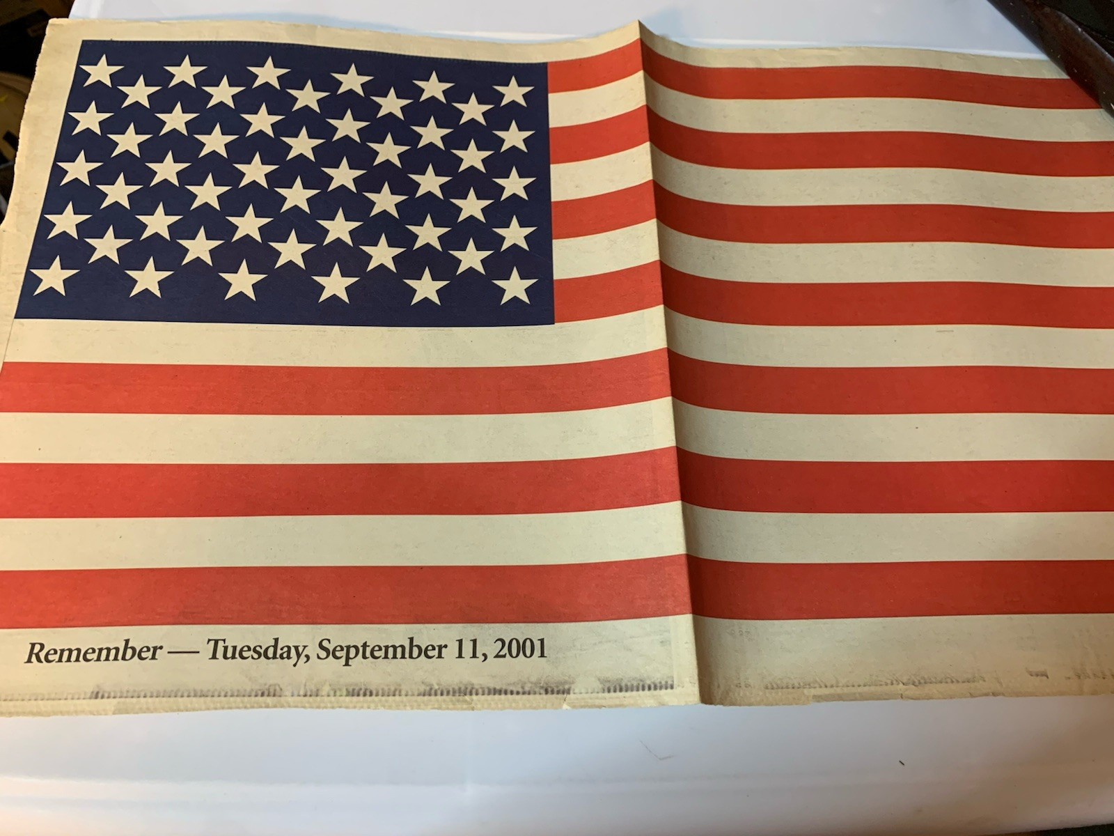 SEPTEMBER 12, 2001 San Antonio Express News 9/11 ISSUE
