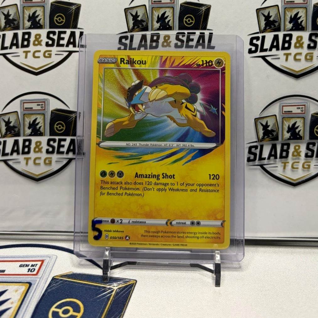 Raikou Amazing Rare #50- Pokemon Vivid Voltage Raikou Amazing Rare #50- Pokemon Vivid Voltage