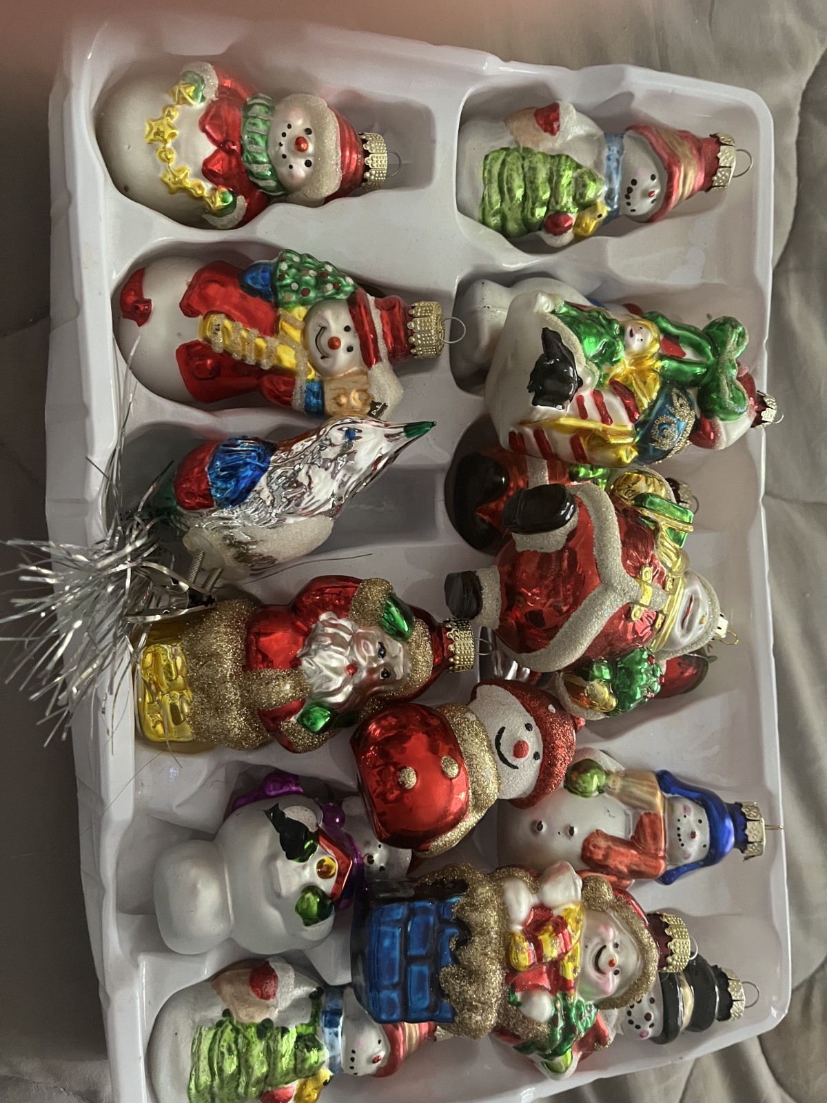 Vintage Glass Christmas Ornaments