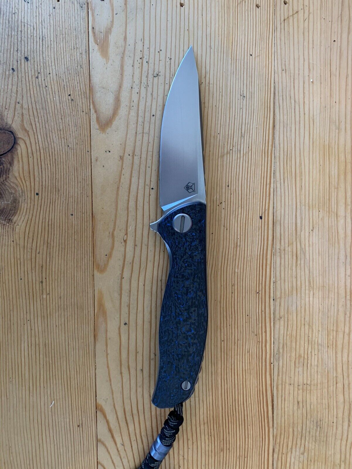 shirogorov knives F3NS Blue Carbon Fiber, MRBS, M390