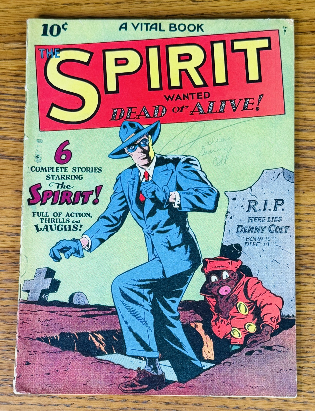 THE SPIRIT #NN #1 1944 FIRST SOLO SPIRIT TITLE CREATED BY WILL EISNER Comic Book