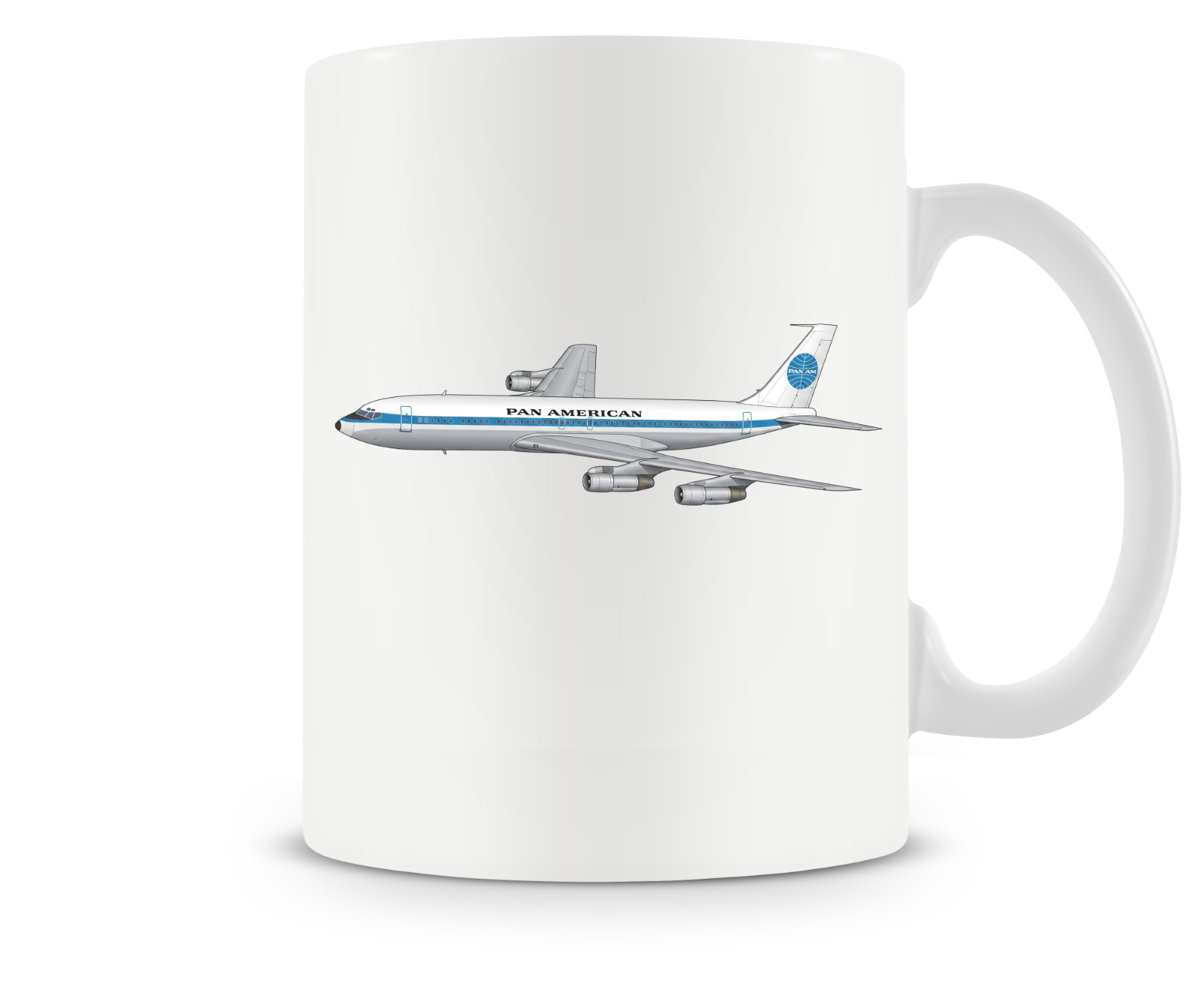 Pan Am Boeing 707 Ceramic Coffee Mug - 15oz. Pan Am Boeing 707 Ceramic Coffee Mug - 15oz.