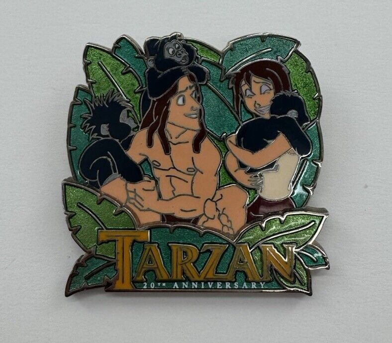 Disney Tarzan 20th Anniversary Jane Porter Tarzan Gorillas Pin