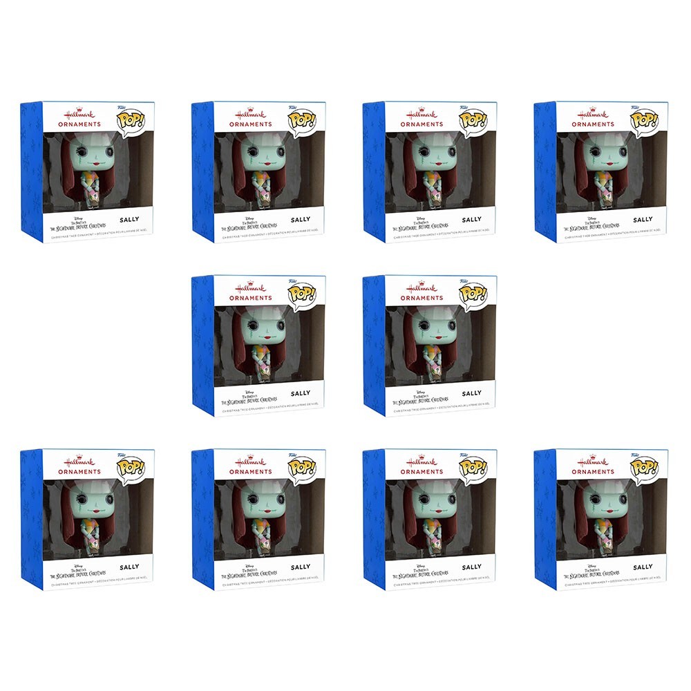 Lot 10 Hallmark Funko Pop Sally Nightmare Before Christmas Ornament New