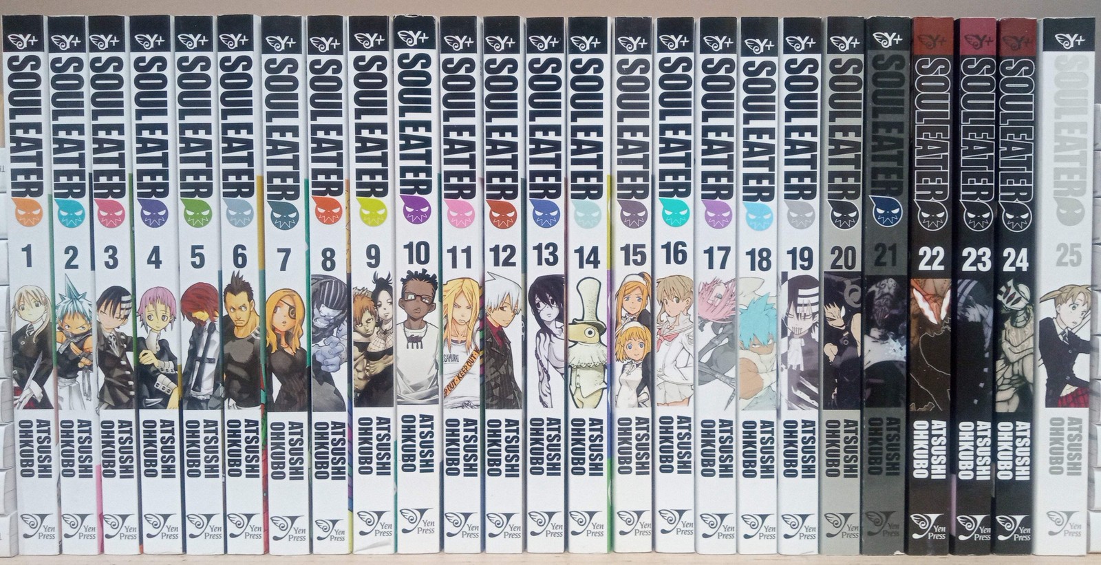 Soul Eater Vol. 1-25 Complete Manga Set English