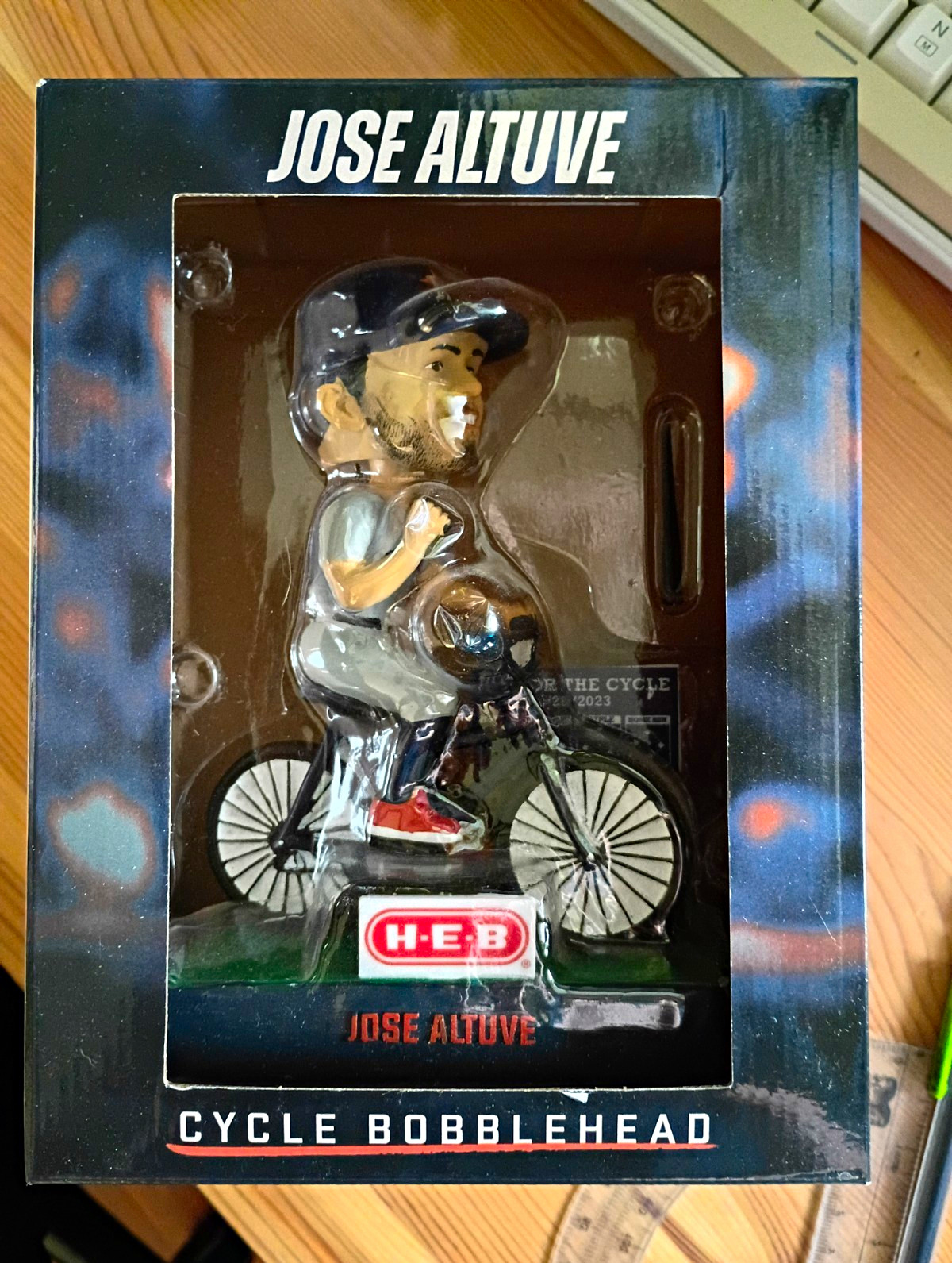 Success Brands Jose Altuve Bobblehead H-E-B Exclusive Astros 2024 MPN 45756
