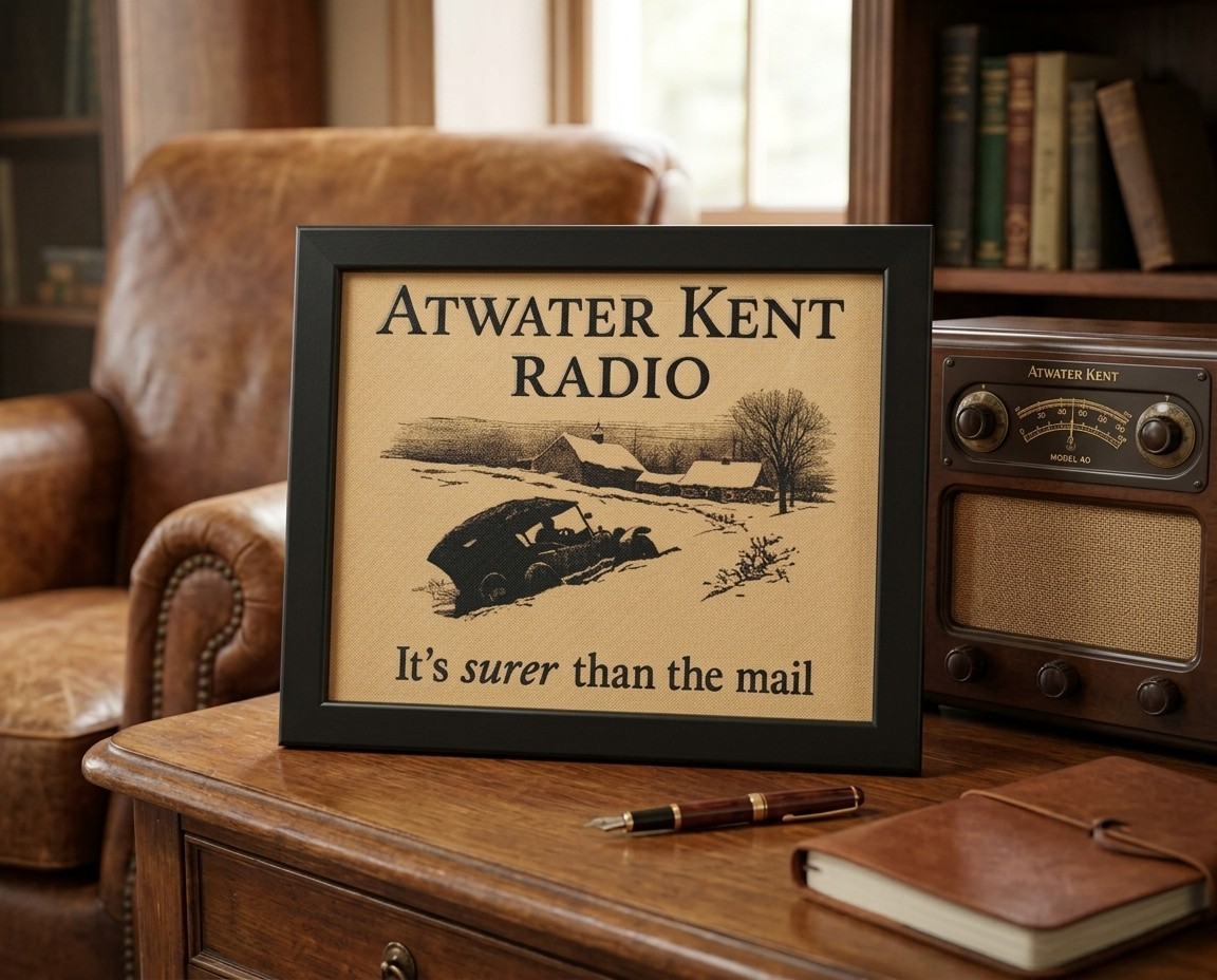 Atwater Kent Radio Canvas Art 8