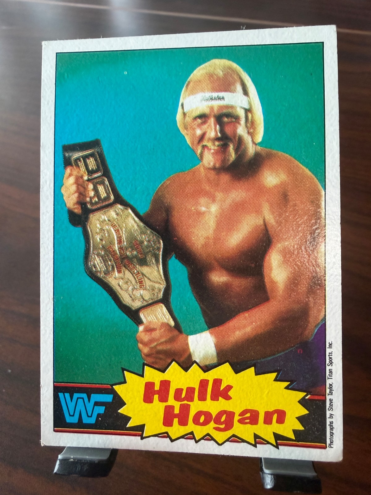 VINTAGE 1985 WWF PRO WRESTLING HULK HOGAN CARD #16 SPORTS TRADING CARD ROOKIE