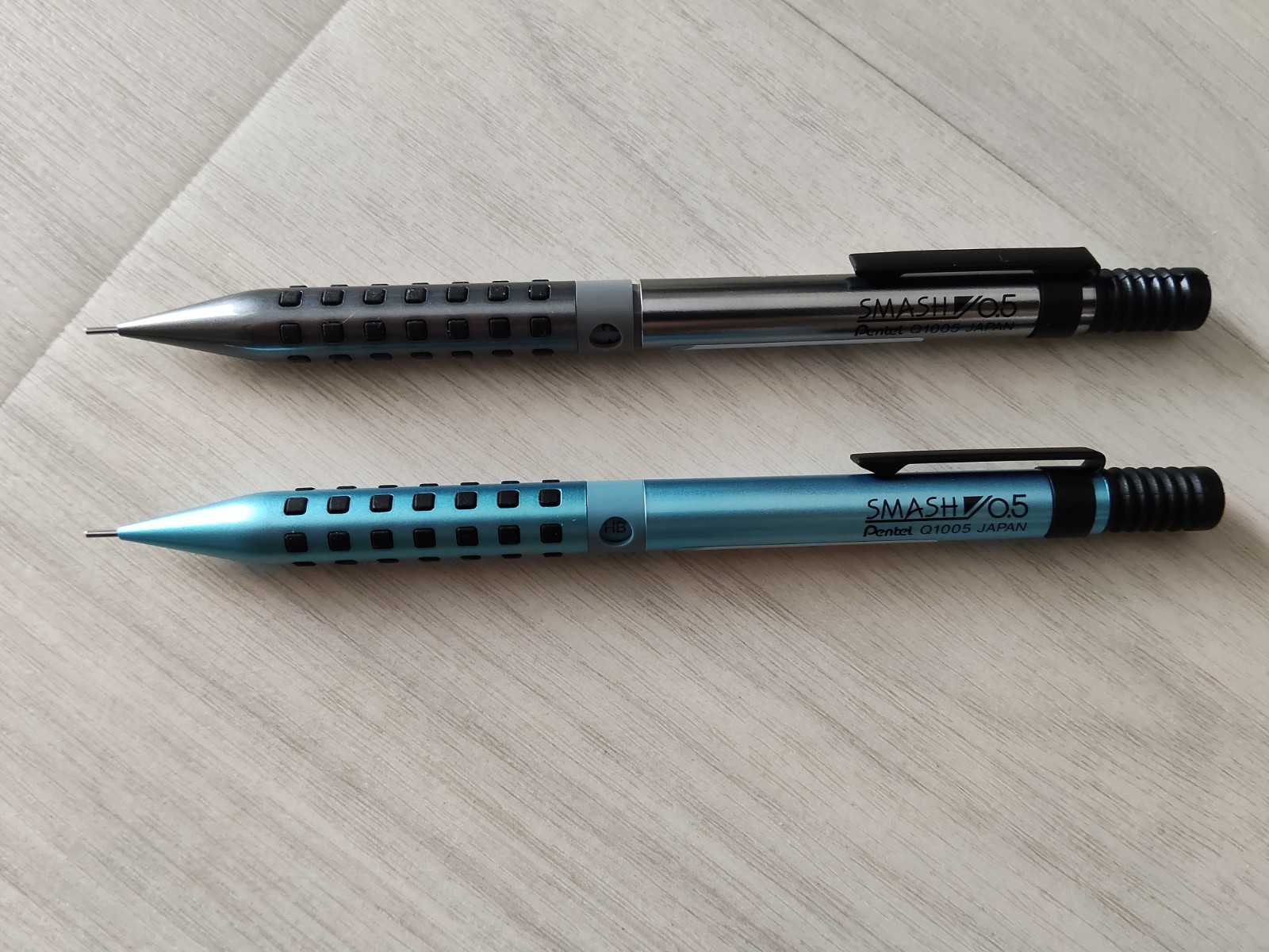 Pentel SMASH 0.5mm Mechanical Pencil - Diamond Metallic Colors (Set of 2)