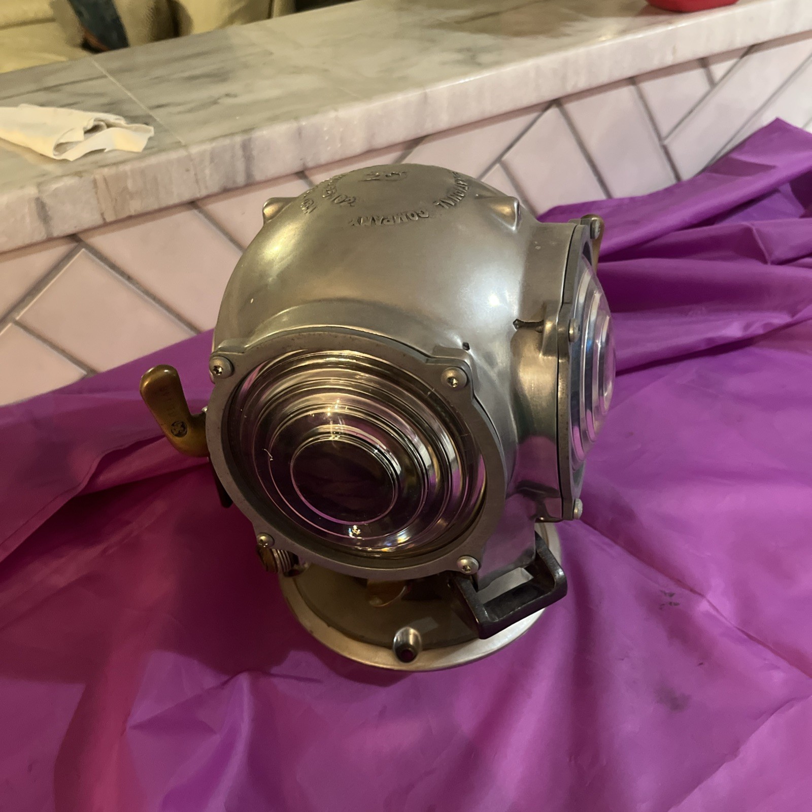 Antique PYLE NATIONAL Railroad Locomotive Train Classification Light Lantern