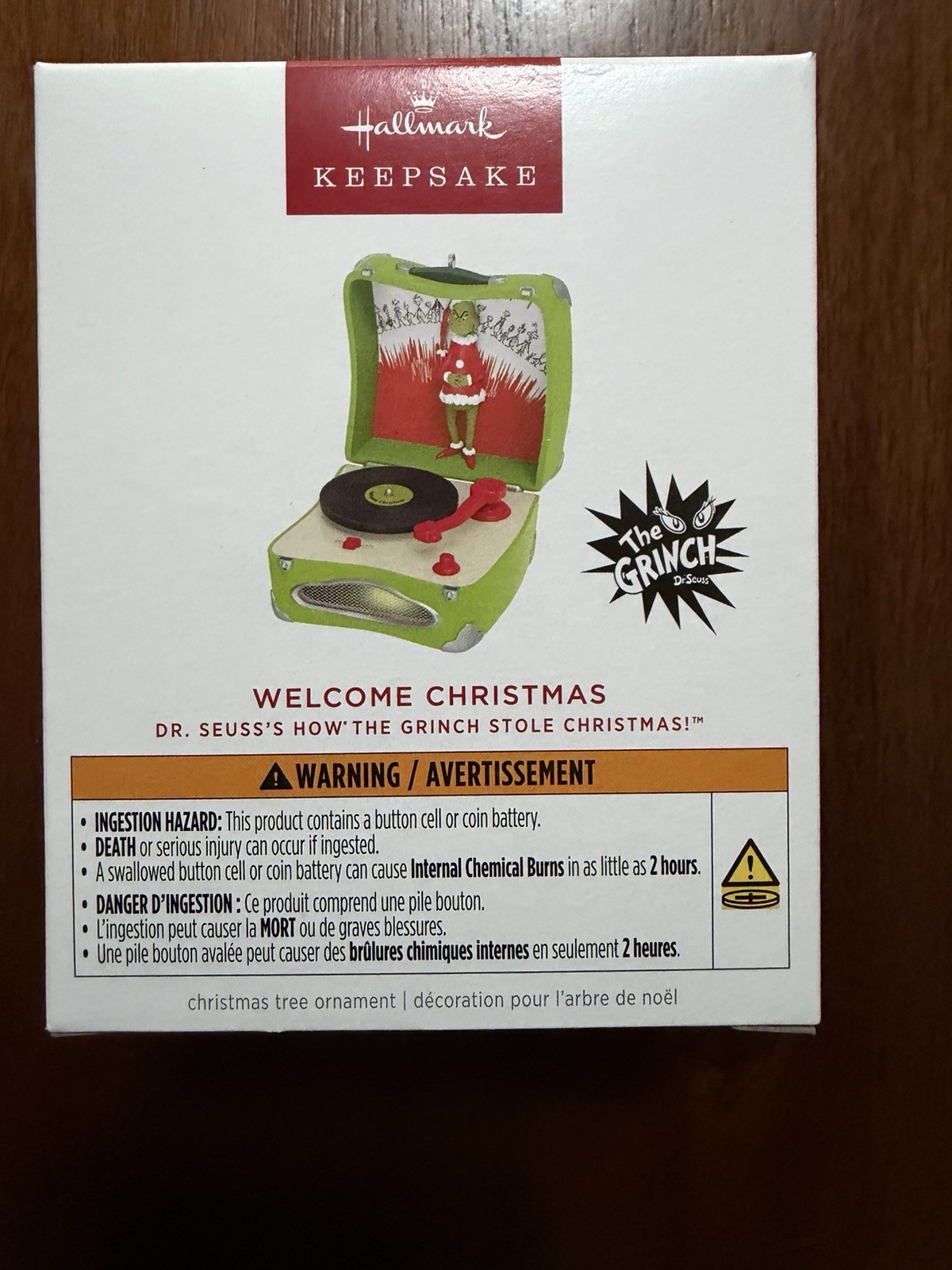 2026 Hallmark Ornament: How The Grinch Stole Christmas Welcome Christmas Music