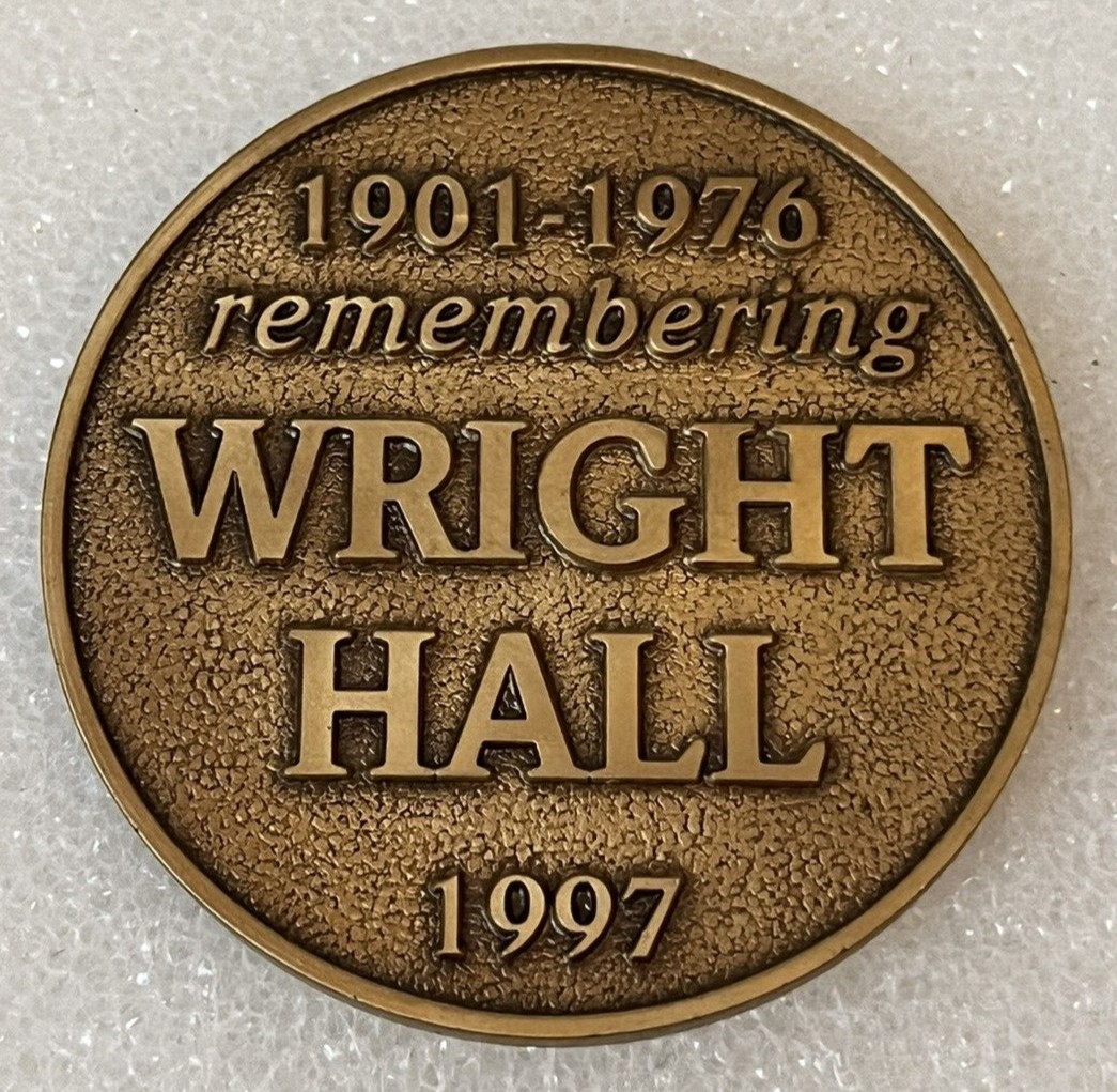 Remembering Wright Hall Kent State University 1976 Challenge Coin