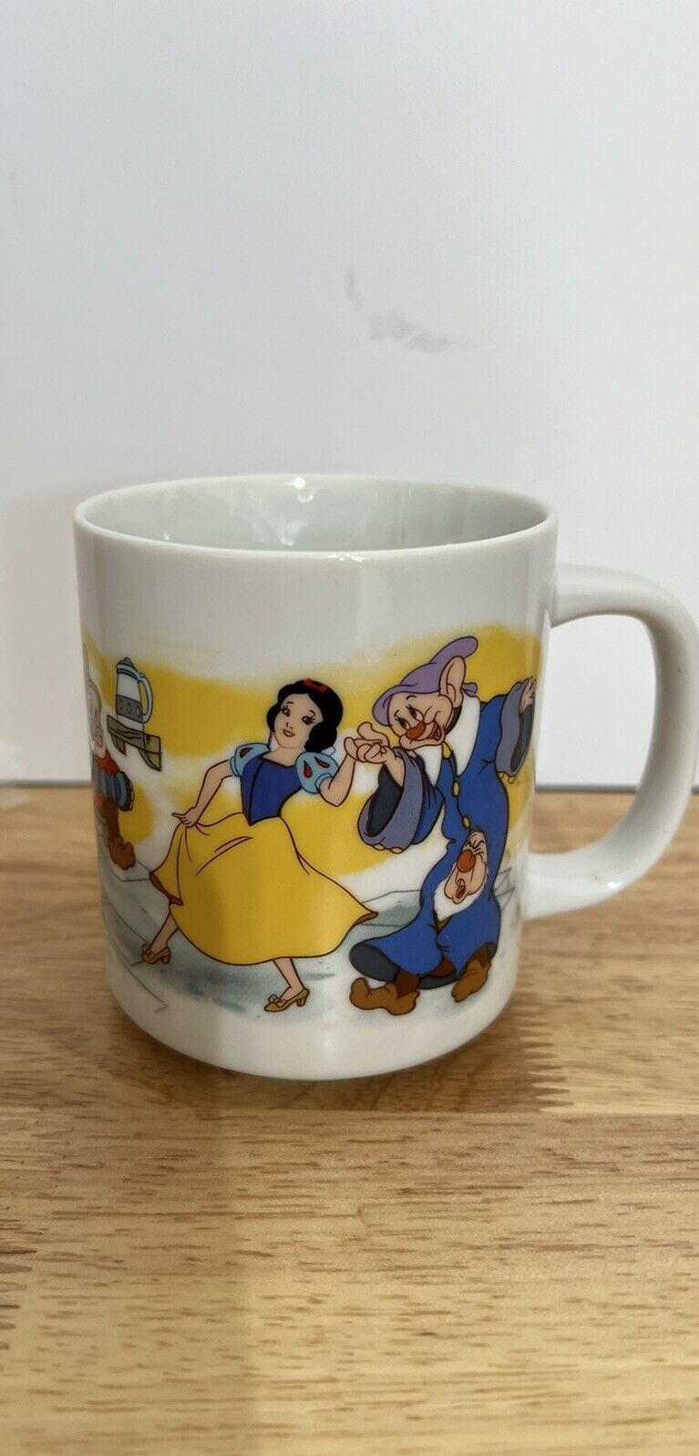 Vintage Snow White Mug Seven Dwarfs Disneyland Walt Disney Productions Japan