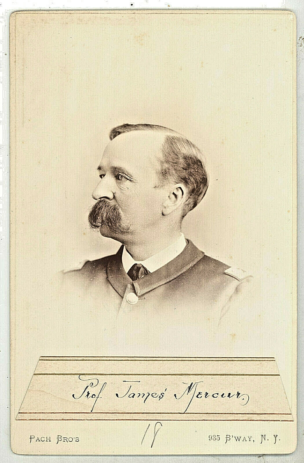 CALIFORNIA YOSEMITE VALLEY EXPLORER  ARMY MAJOR JAMES MERCUR PHOTO