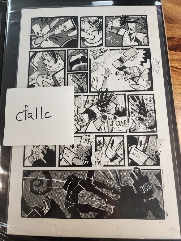 Original Scud The Disposable Assassin Page, Issue 23 2008 - Rob Schrab