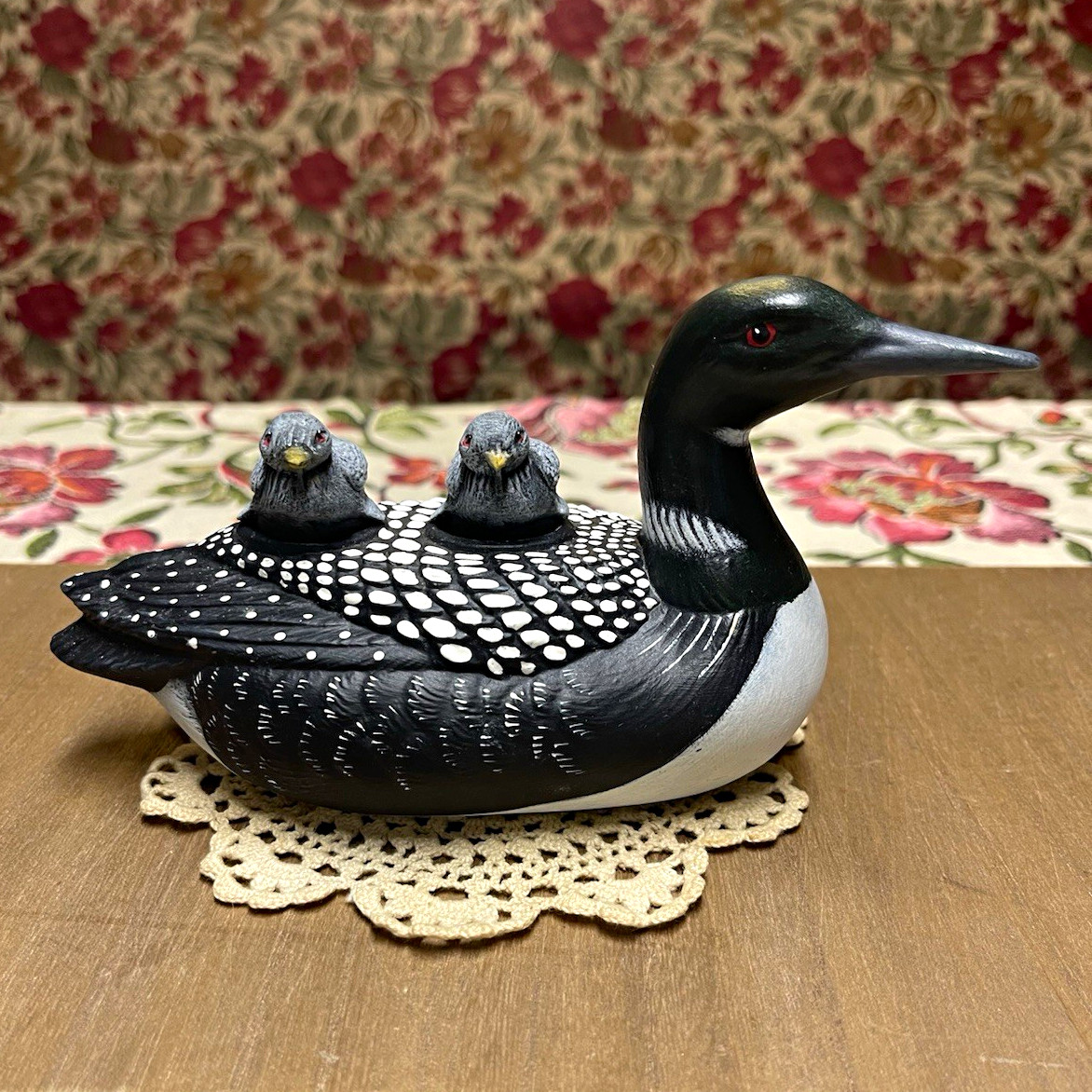 Rare Vintage Minnesota Chapter NS & PC Loon Nodder Figurine 1998 #104/300