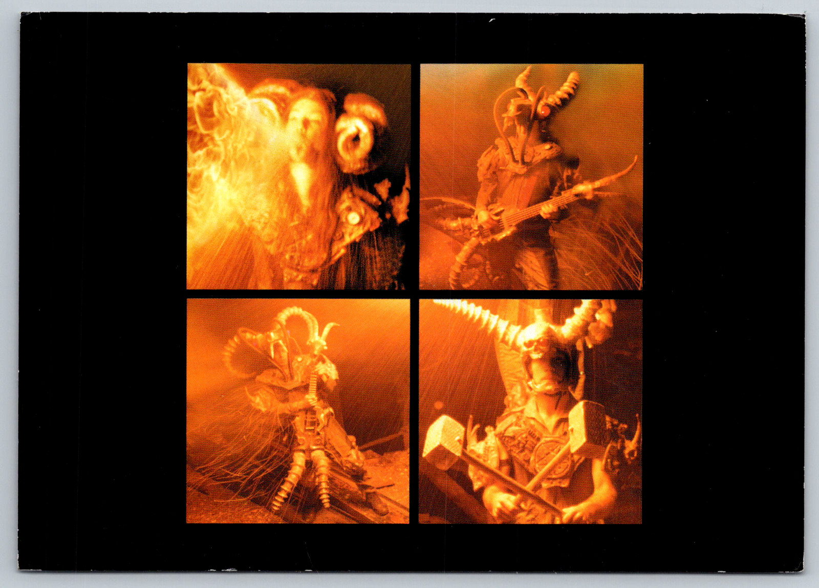 c1990s Rosemarys Billygoat Heavy Metal Band Evilution Advertisement Postcard