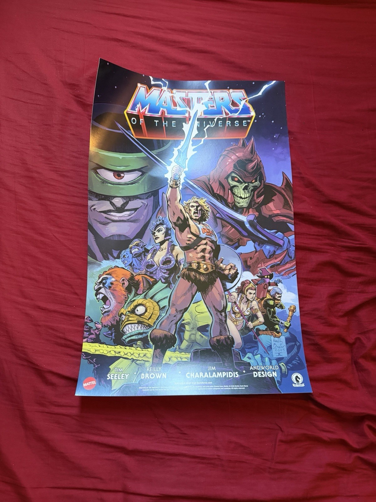 Masters Of The Universe Poster SDCC 2026 Exclusive Dark Horse Mattel Comic Con Masters Of The Universe Poster SDCC 2026 Exclusive Dark Horse Mattel Comic Con