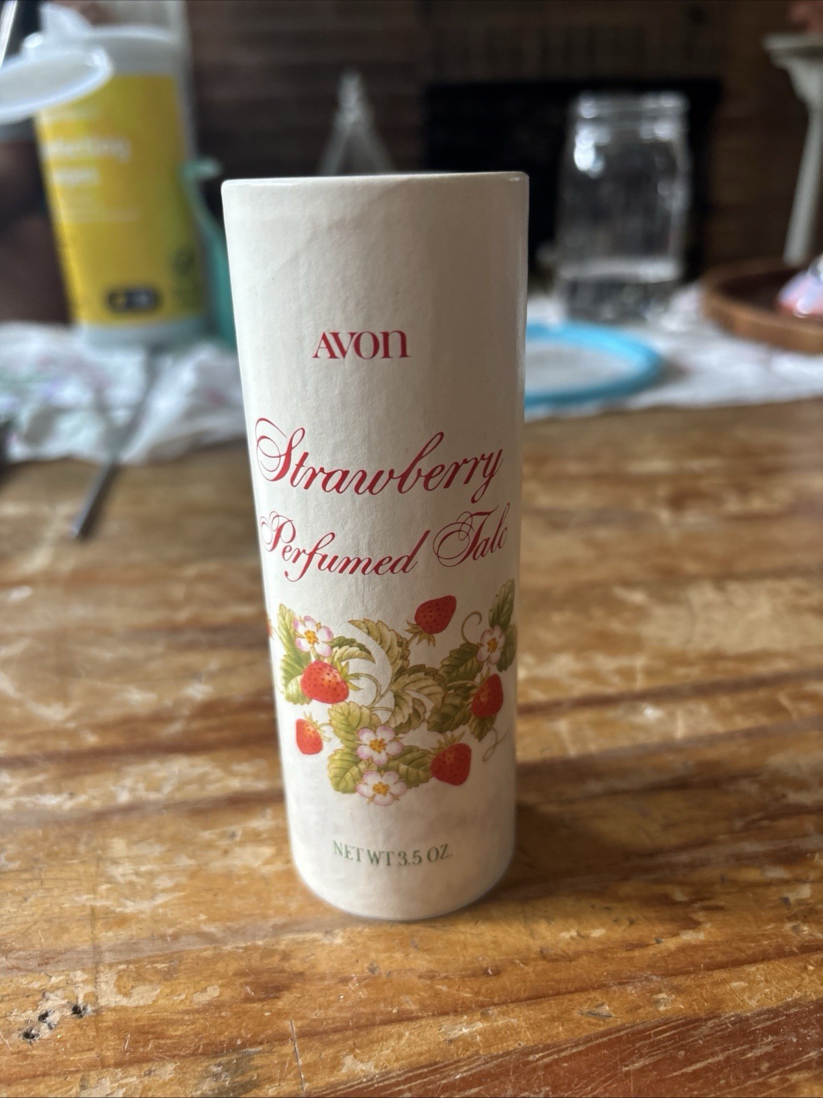 Vintage 1979 Avon Strawberry  Perfumed Talc Full