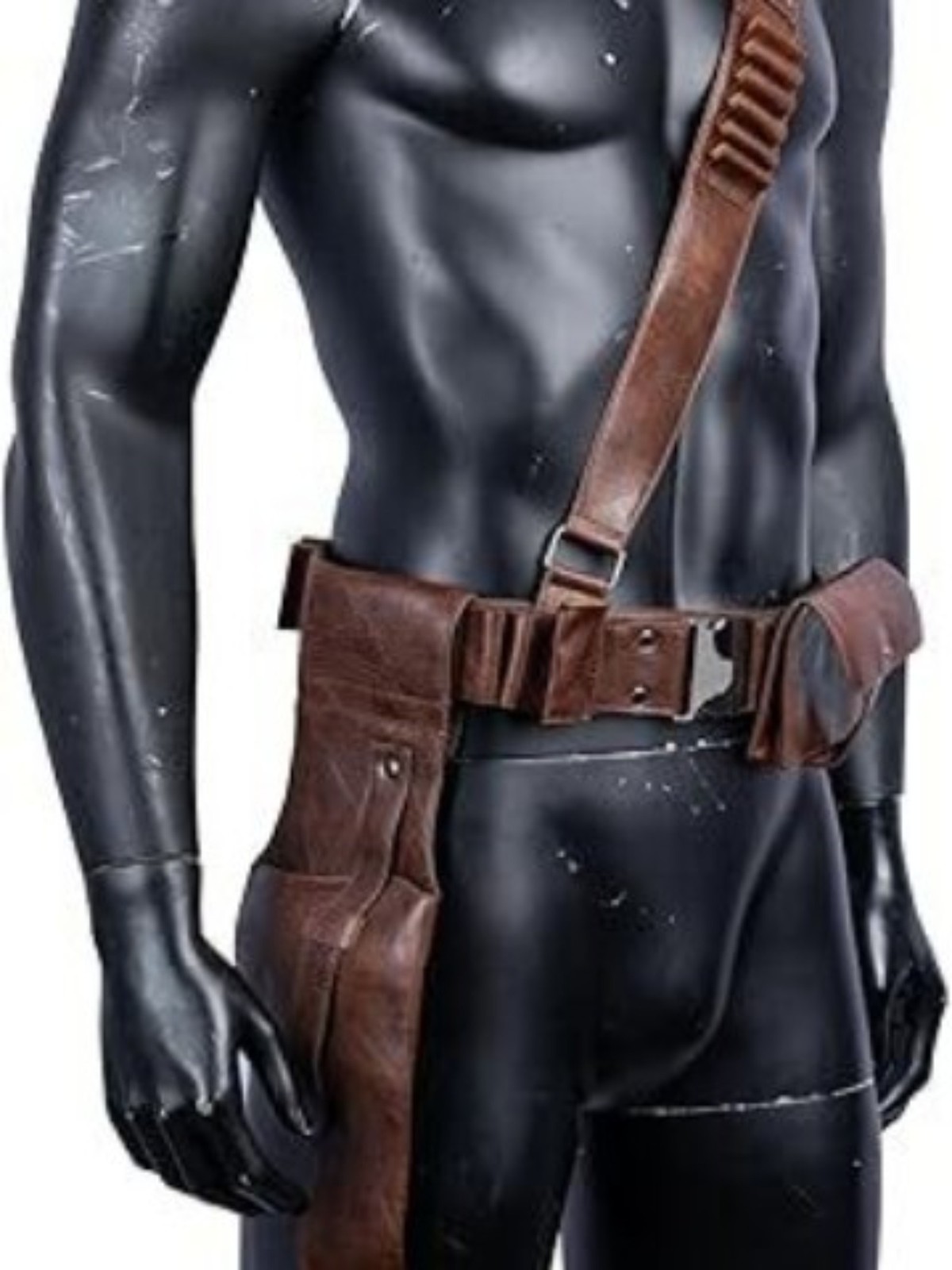 Medieval Retro Pirate Faux Leather Universal Pistol Gun Holster Cosplay Costume