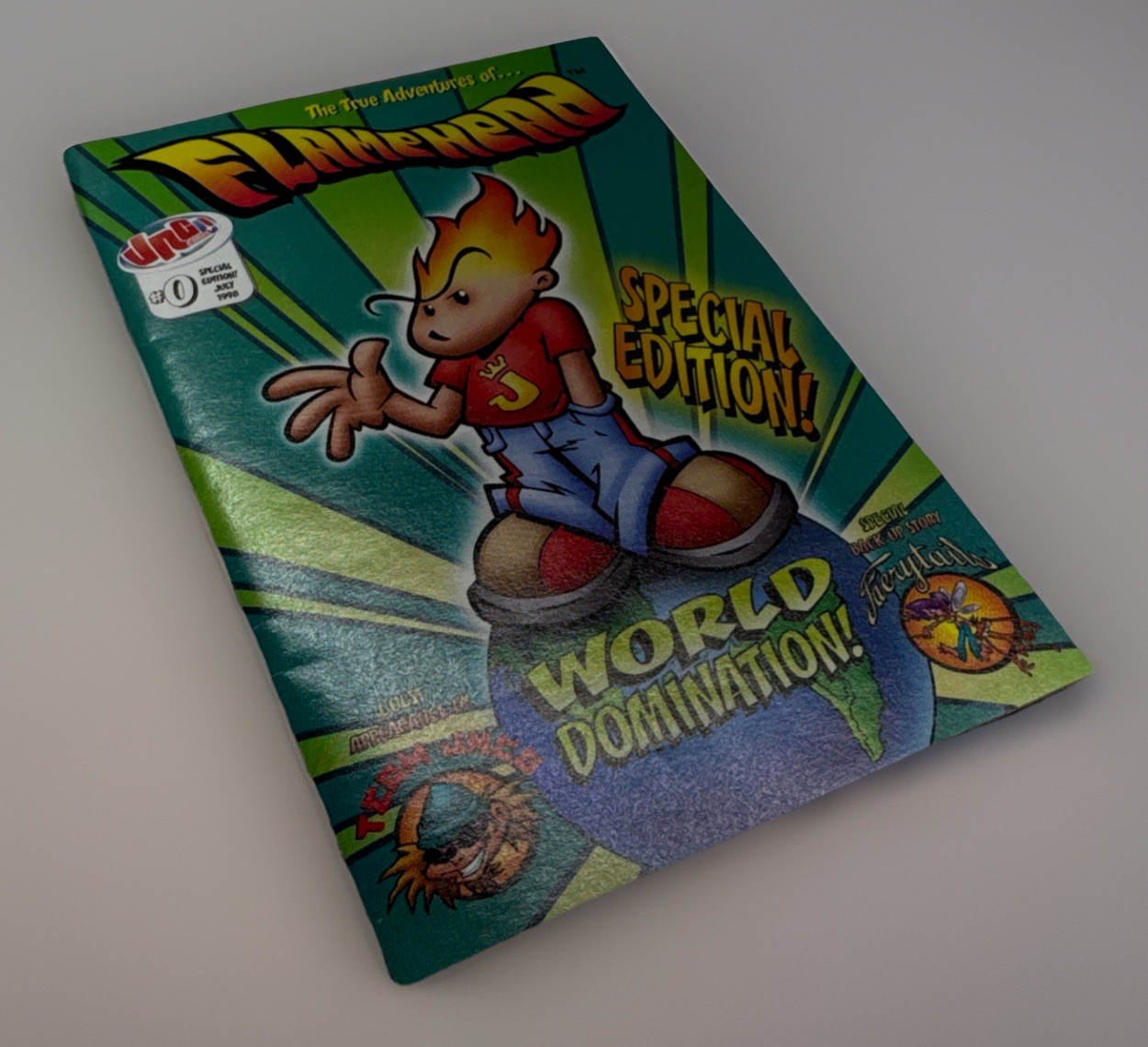True Adventures of Flamehead #0 Special Edition Mini Comic 1998 JNCO Comics NM True Adventures of Flamehead #0 Special Edition Mini Comic 1998 JNCO Comics NM