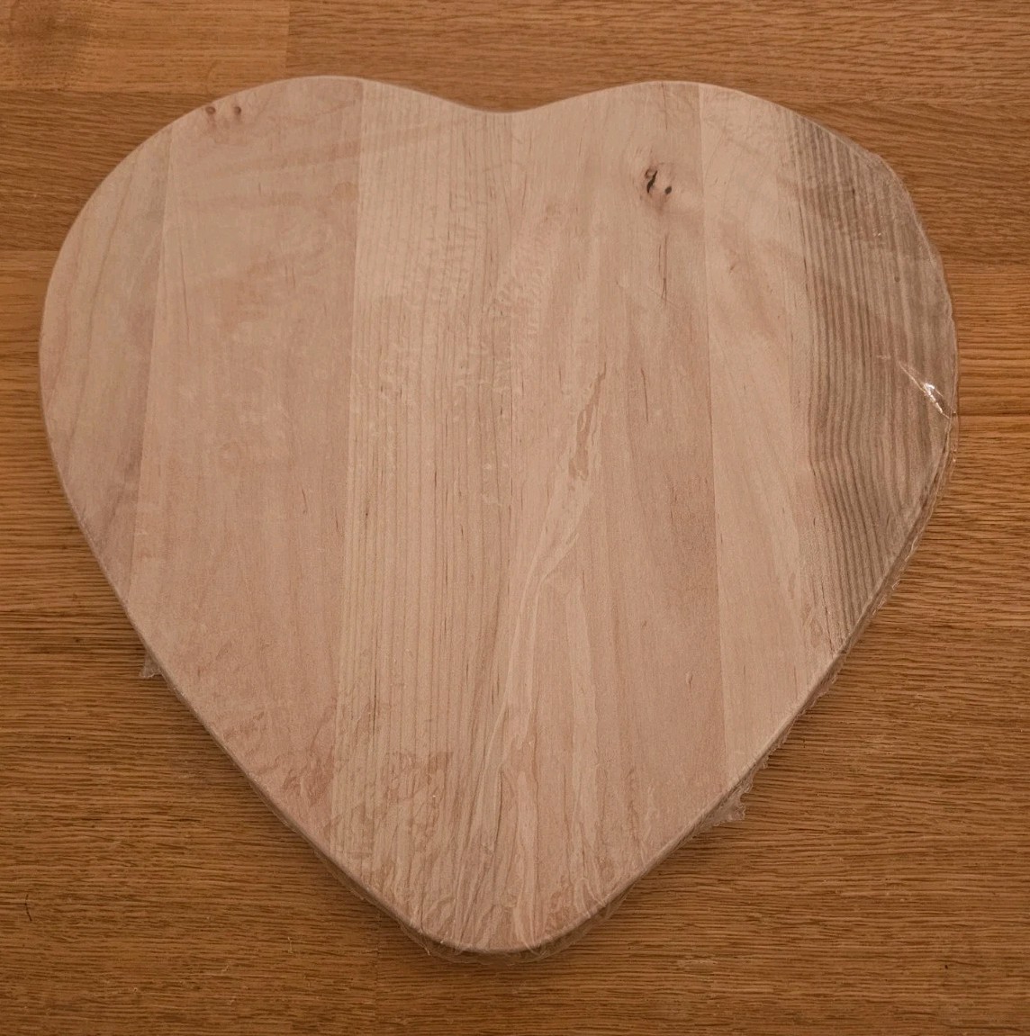 Longaberger Woodcrafts Heart Shaped Maple Wood Cutting Board 