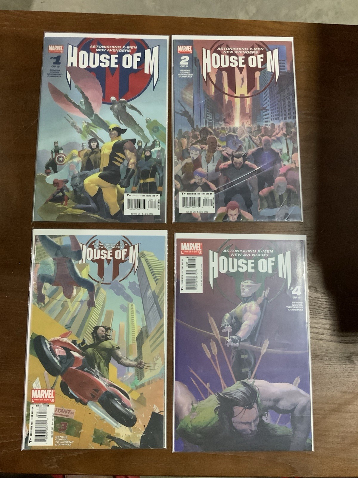 House Of M Complete Set Sketch Book And The Day After House Of M 1-8