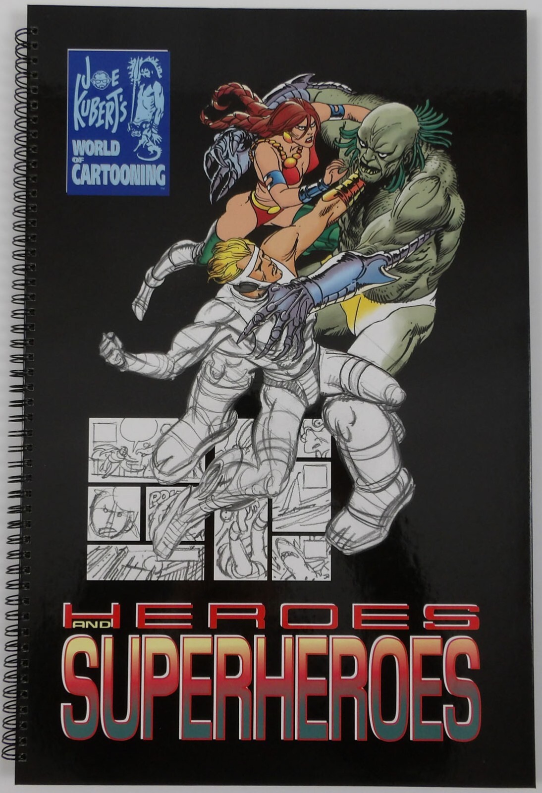 Joe Kubert\'s World Of Cartooning: Heroes & Superheroes HC VF/NM Learn to Draw
