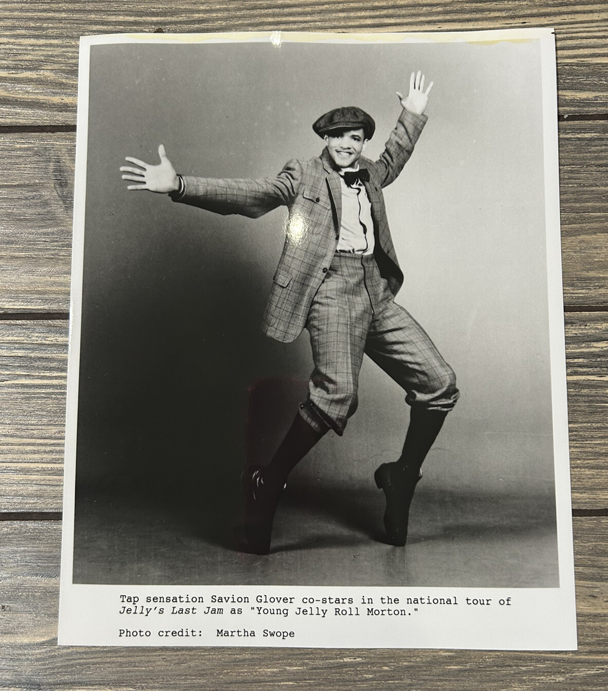 Vintage Savion Glover Press Release Photo 8x10 Black White