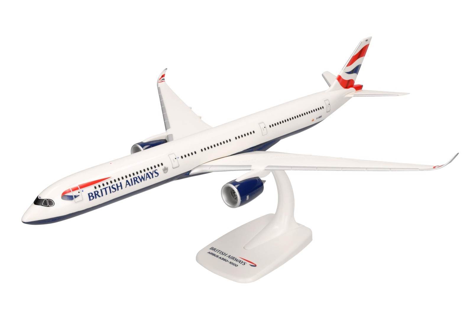 Herpa Snap-fit Airplane Model Airbus A350-1000 British Airways on Scale of 1:...