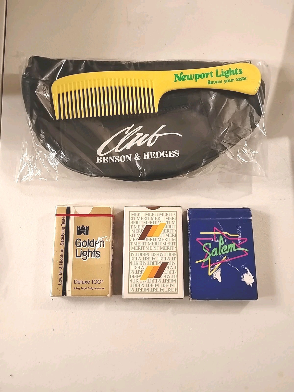 Vintage Golden Lights  Merit & Salem Cigarette Playing Cards Tobacco Memorabilia