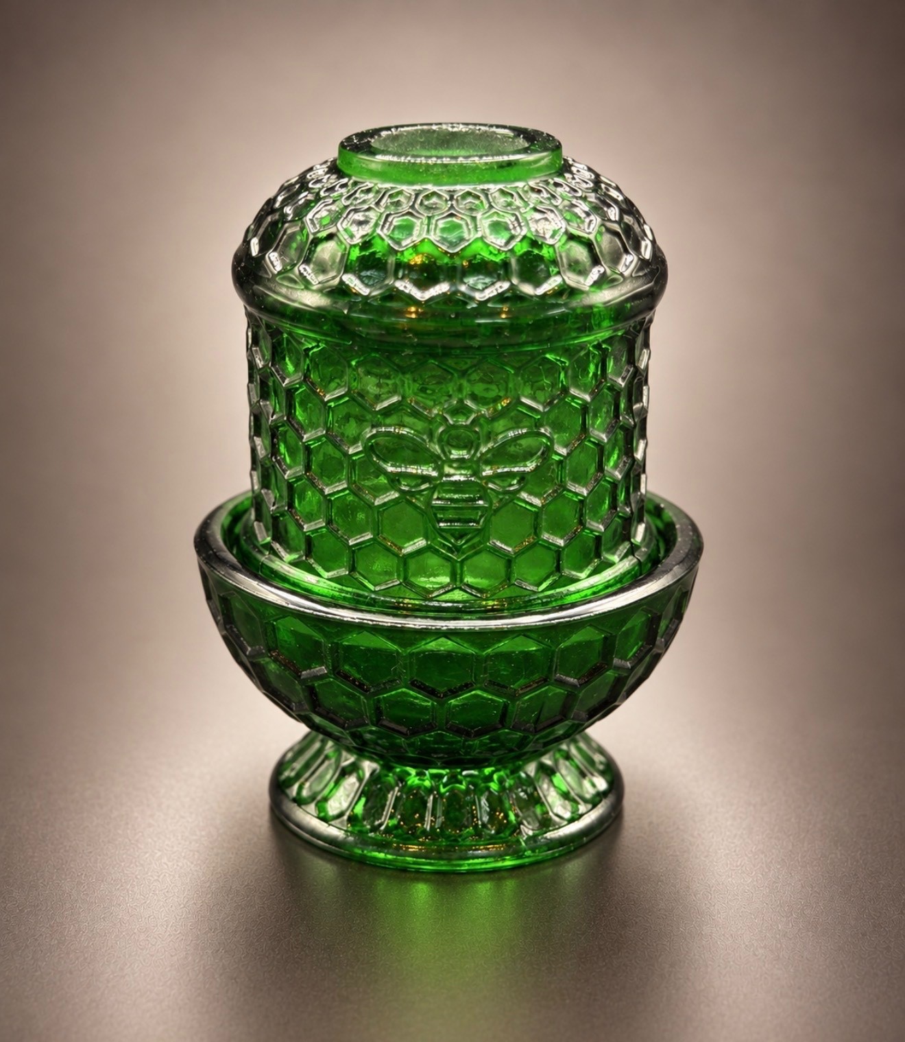 BHG Original Honeycomb Fairy Lamp in Emerald