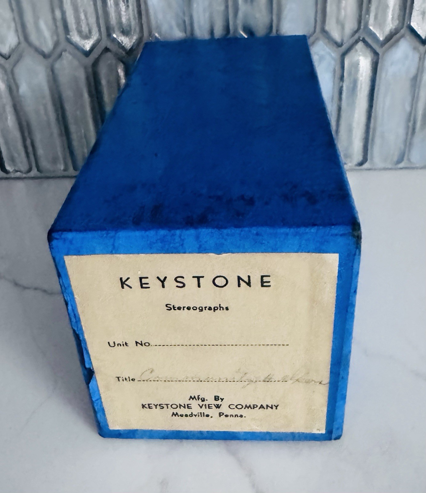Set Of 25 Antique Keystone View Co. Stereoscope Viewing Cards \