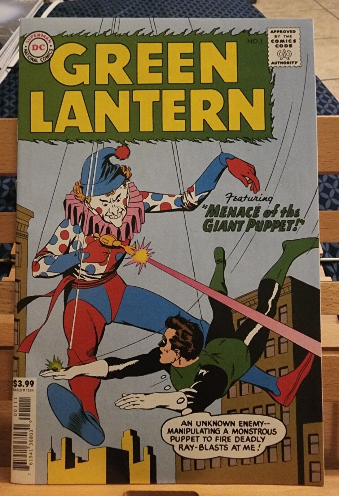 GREEN LANTERN #1 DC COMICS FACSIMILE EDITION - ORIGIN RETOLD - GIL KANE COVER 