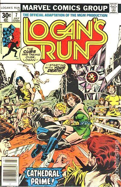 Logan's Run #7 FN 1977 Stock Image