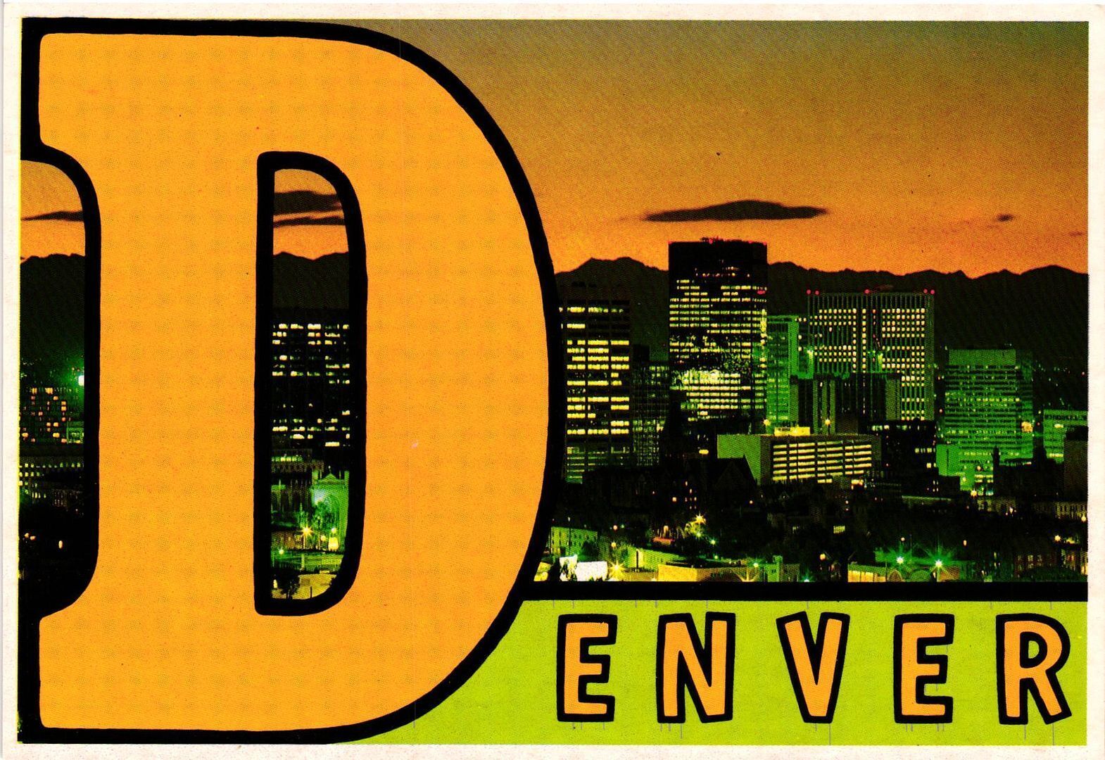 Vintage Postcard 4x6- Denver CO
