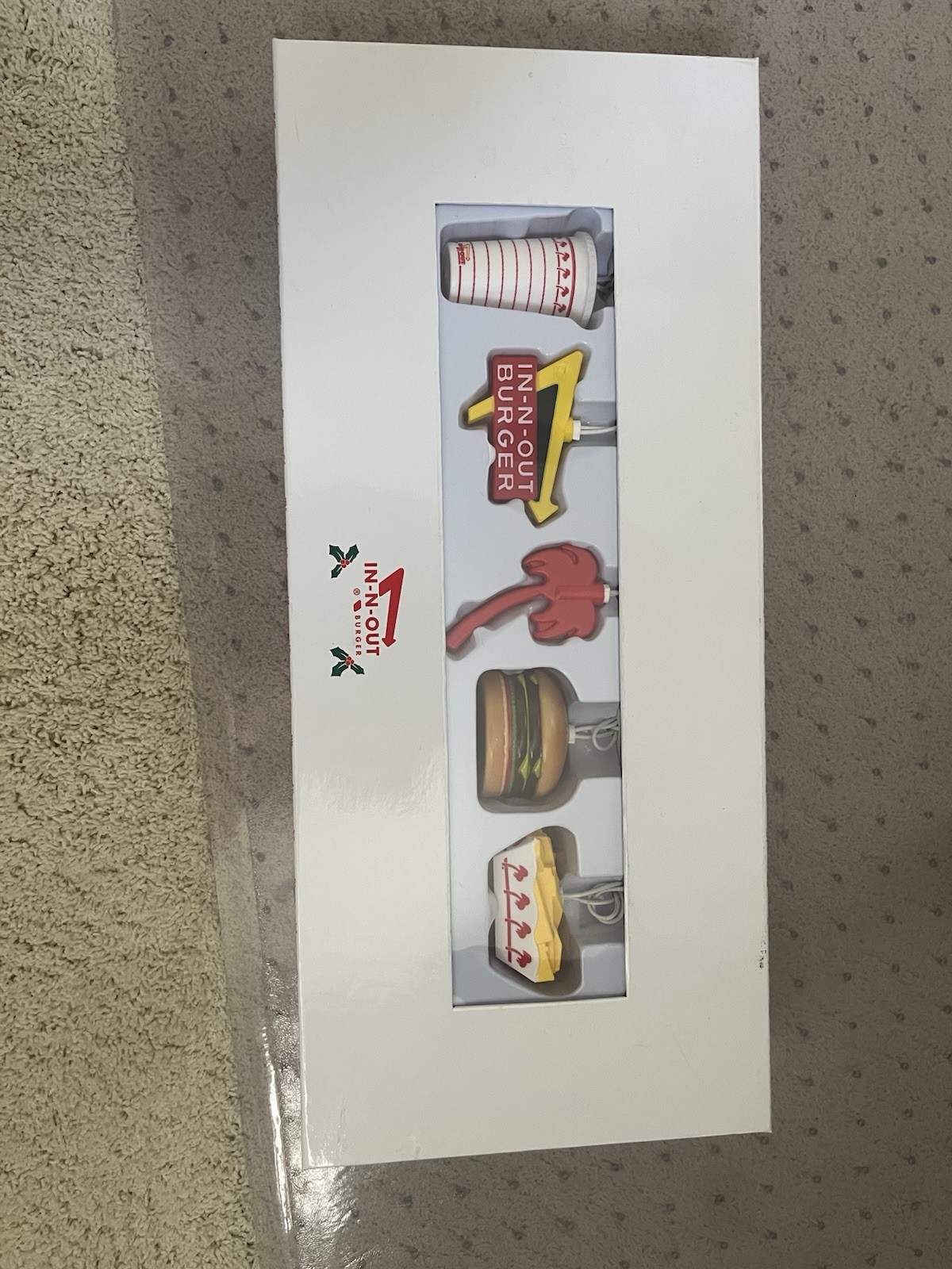 Rare In N Out Burger String Christmas Lights