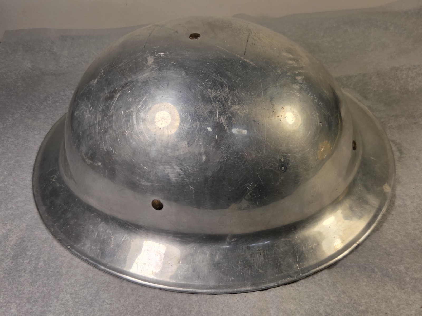 RARE Size 9 Vintage Cairns & Brother Aluminum Parade Helmet Doughboy M1917 NY