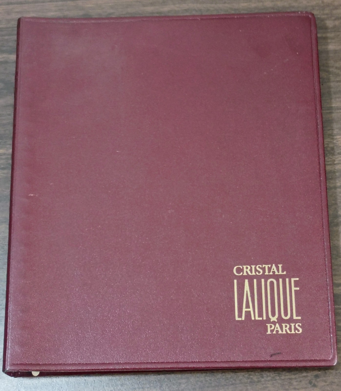Vintage Lalique Paris Dealer Catalog Complete Binder Plates Letters 1967 1970s