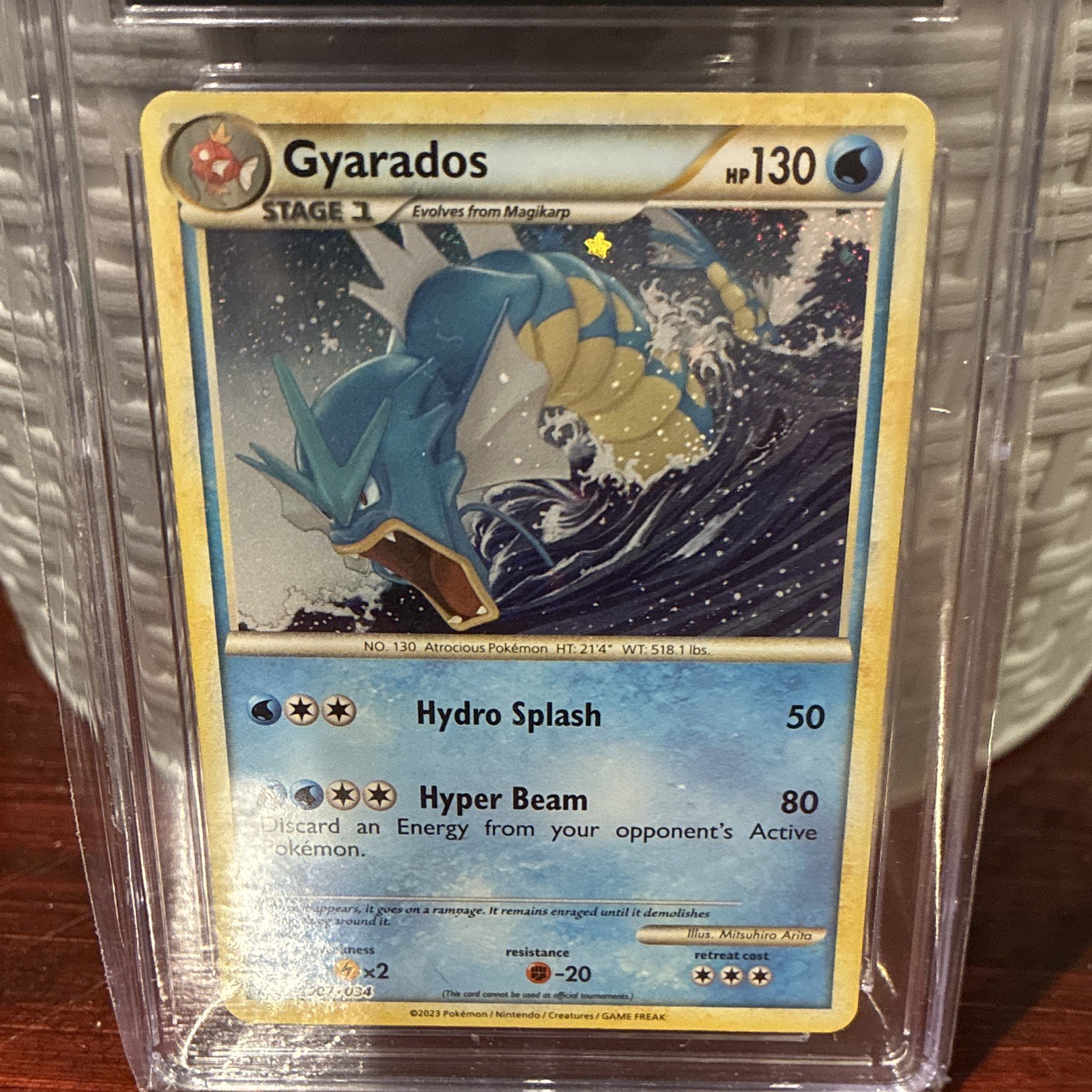 Pokemon 2023 Classic Collection Gyarados TCG CGC Pristine 10