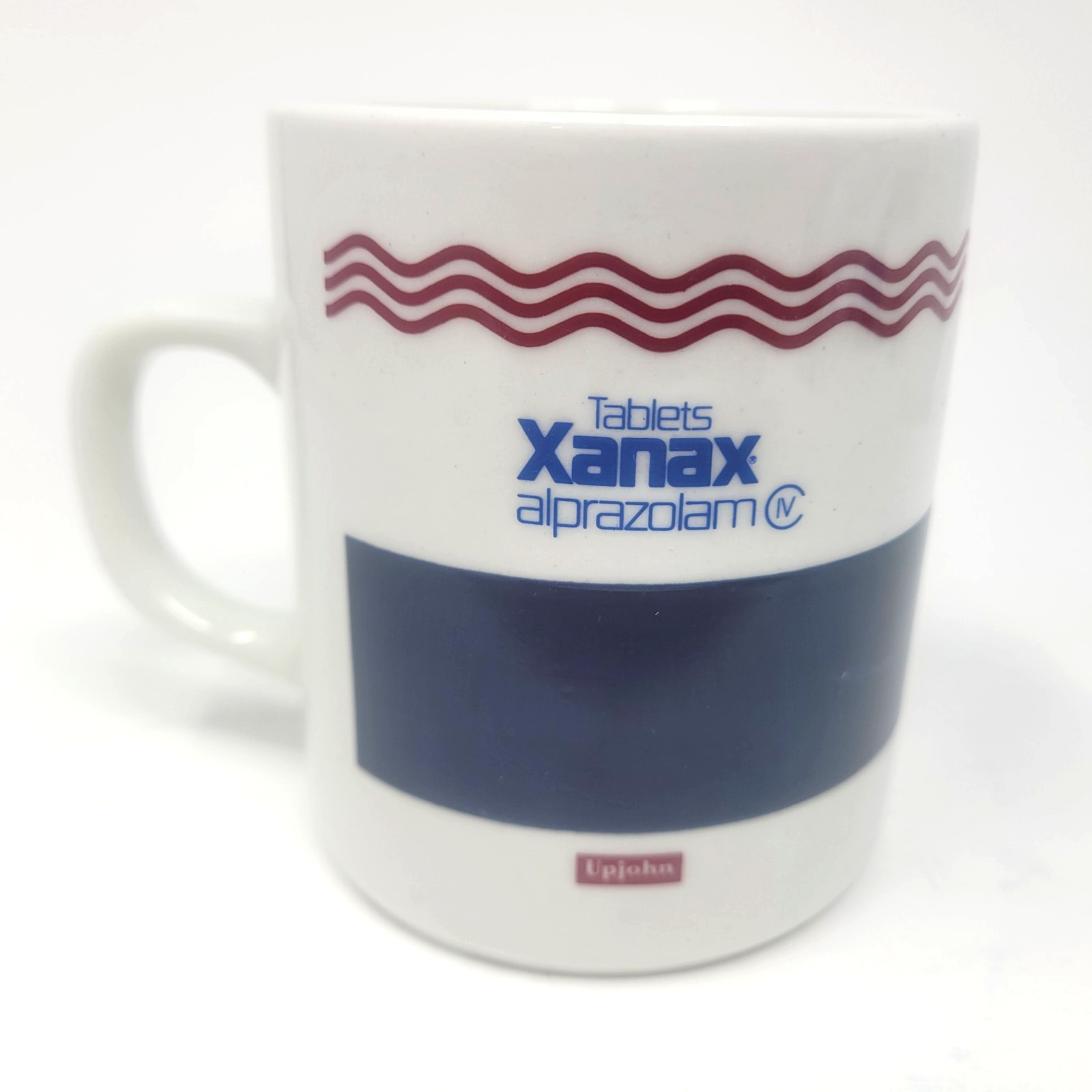 Holy Grail Vintage Rare Xanax Drug Rep Coffee Mug Cup Heat Color Change Upjohn