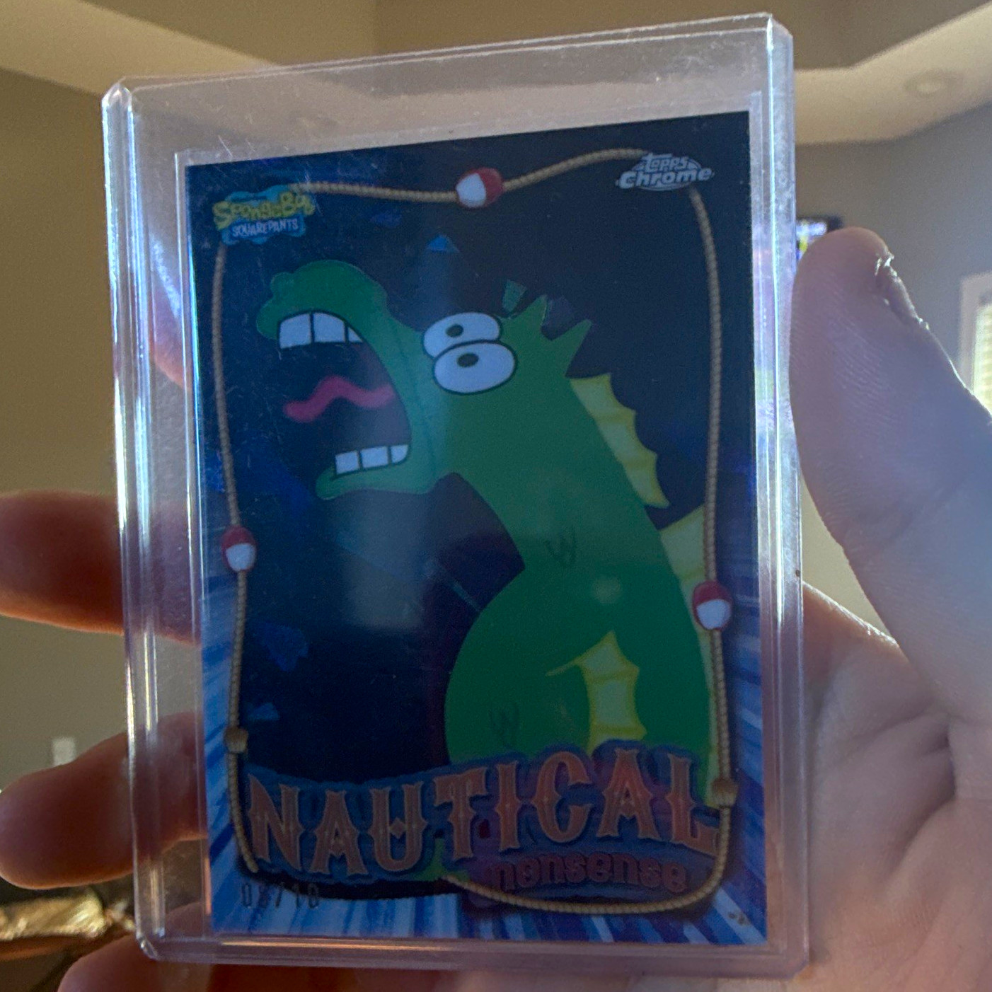 Topps 2025 SpongeBob Topps Chrome Nautical Nonsense NN-2 WEESNAW Mystery /10
