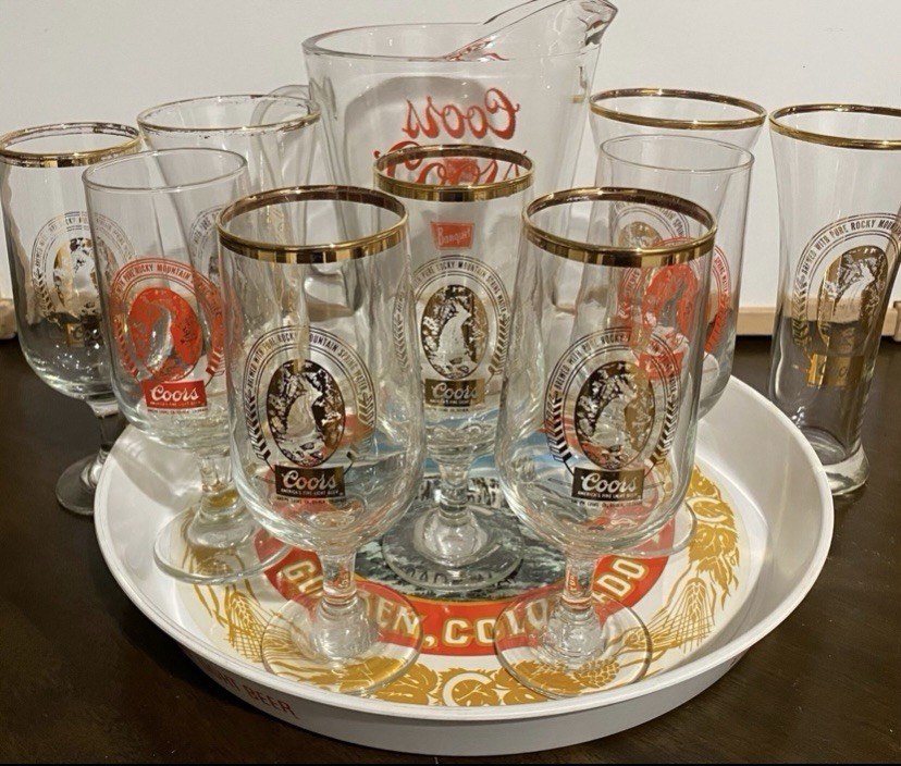 Rare Vintage Coors Flight Set