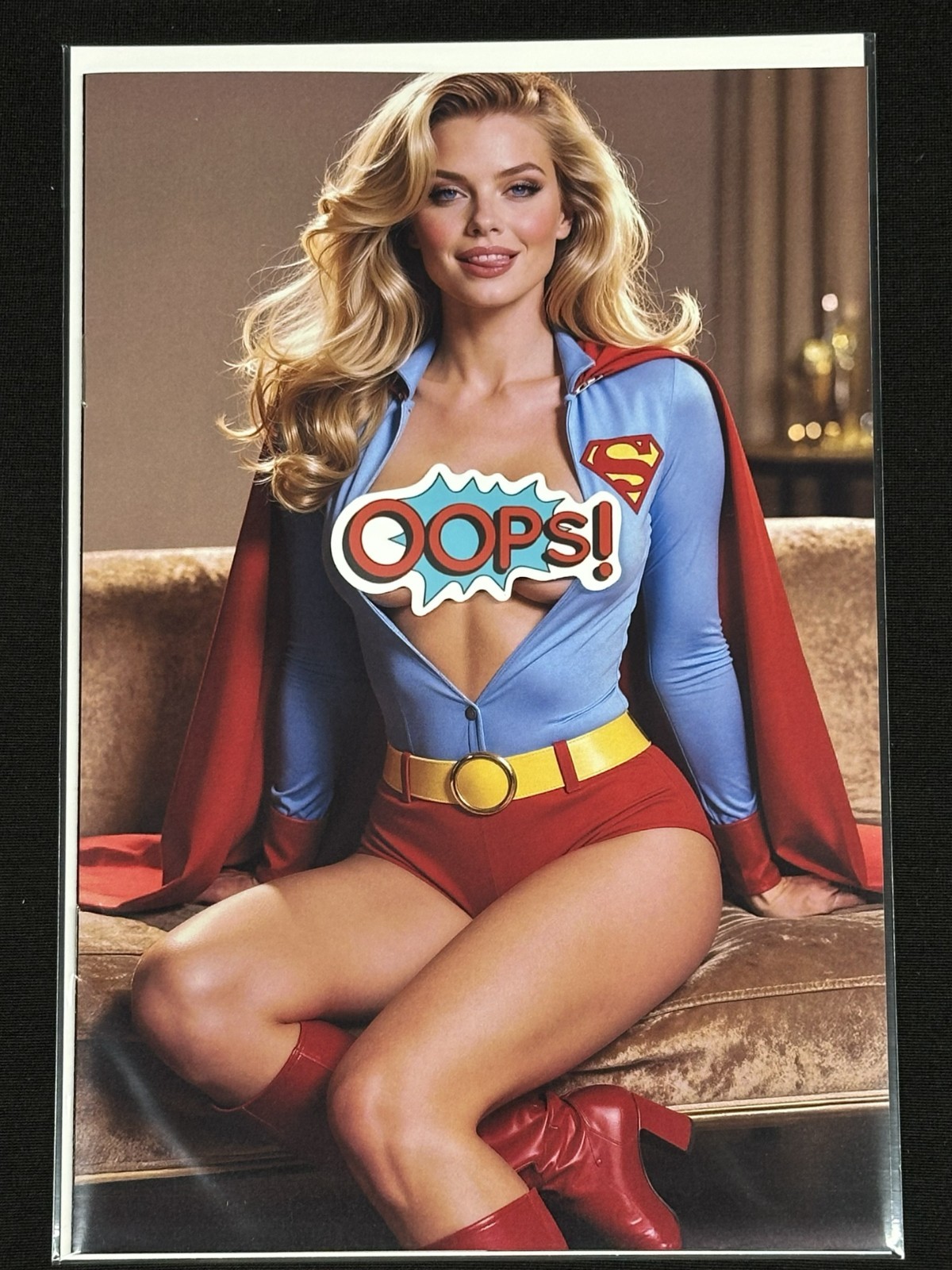Keys Comics #1 Supergirl Naughty Virgin Cover NM LTD 100