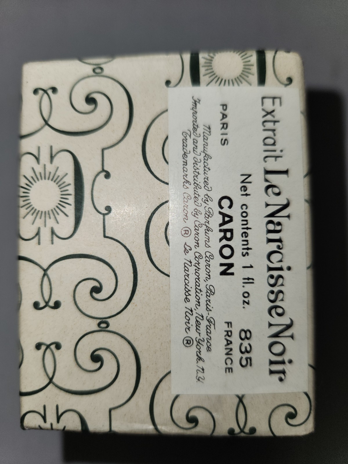 Vintage Caron Narcisse unopened new in box 1 fl oz.