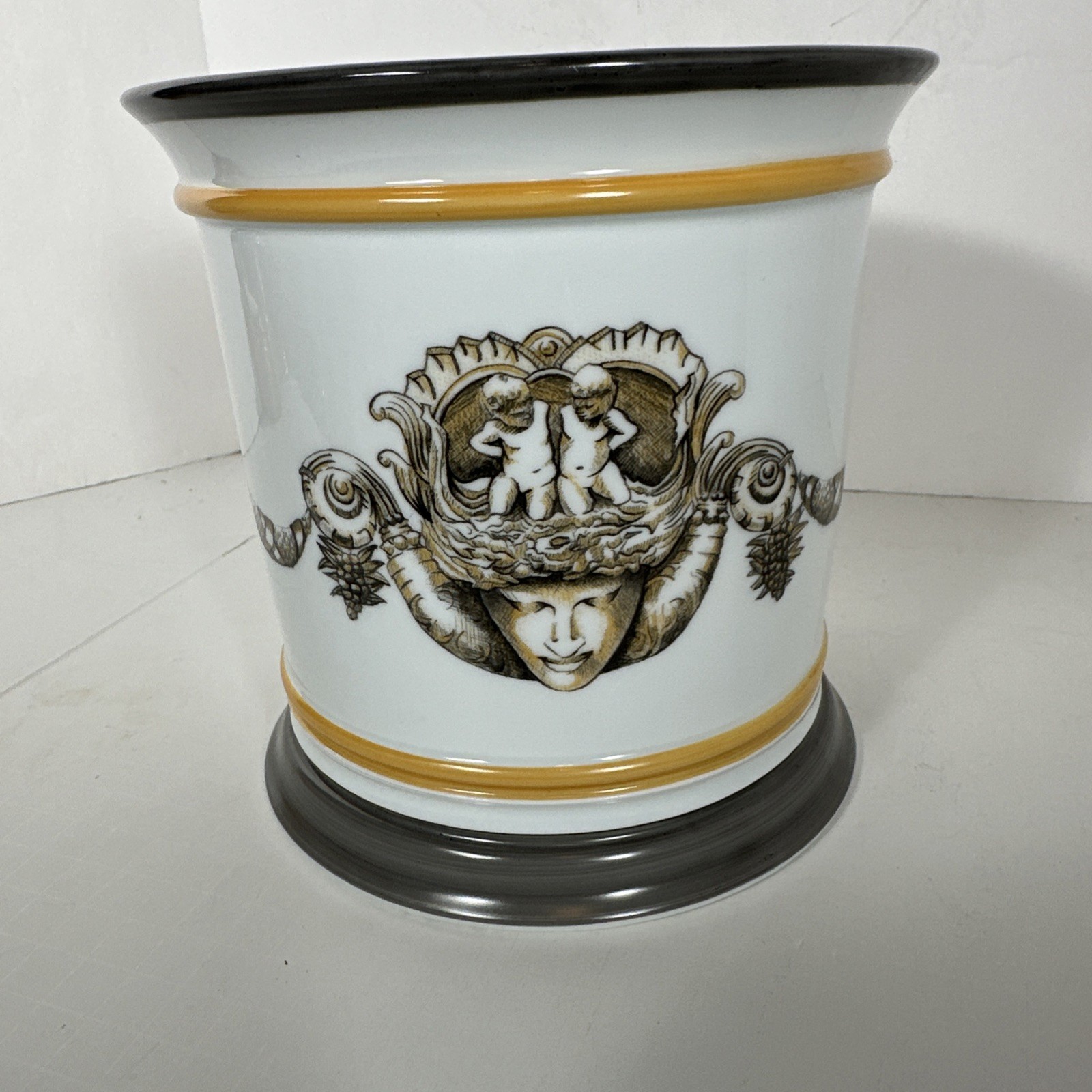 Limoges Ceralene Reynard OPERA Gemini Cache Pot Vase Ice Bucket Regency Style