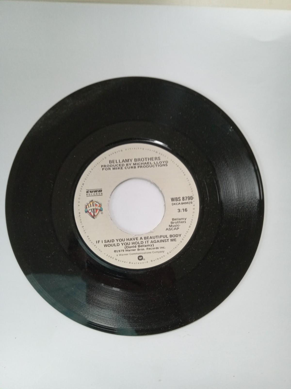 Bellamy Brothers - If I Said You Have A Beautiful Body - WHITE LABEL PROMO 45