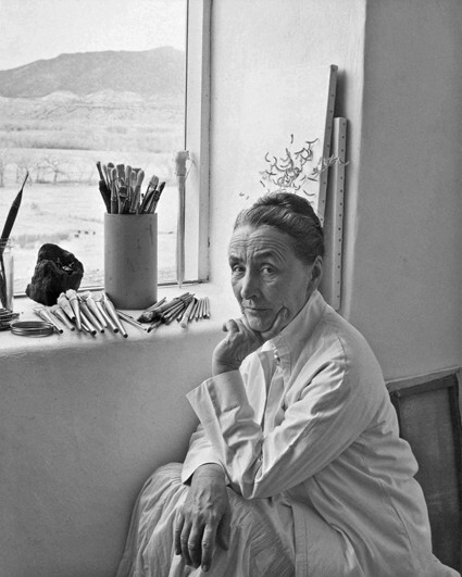Modern Painter GEORGIA O\'KEEFFE Glossy 8x10 Photo Famous Artist Print Portrait