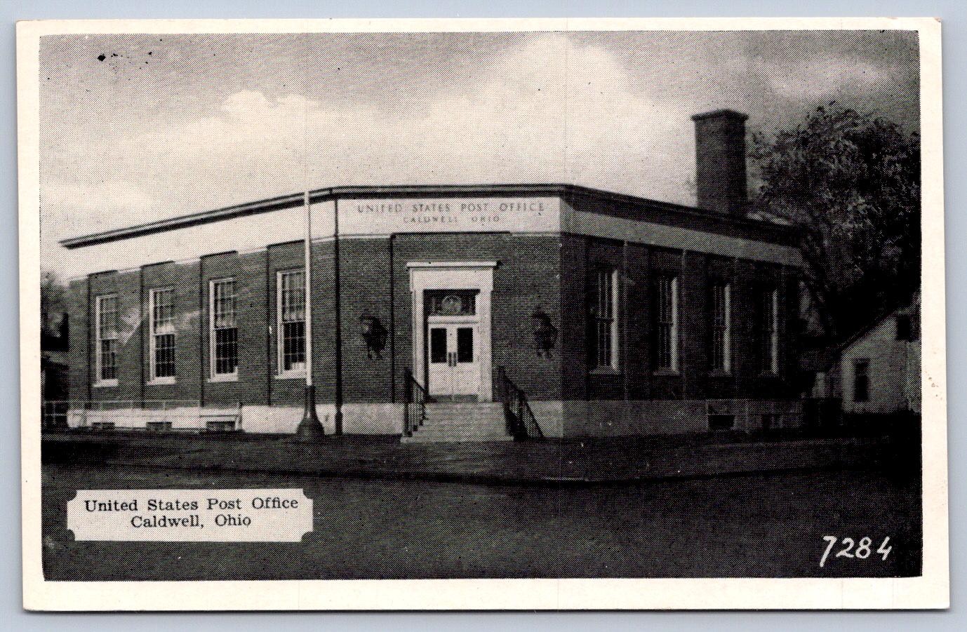 K62/ Caldwell Ohio Postcard c1940s U.S. Post Office  506